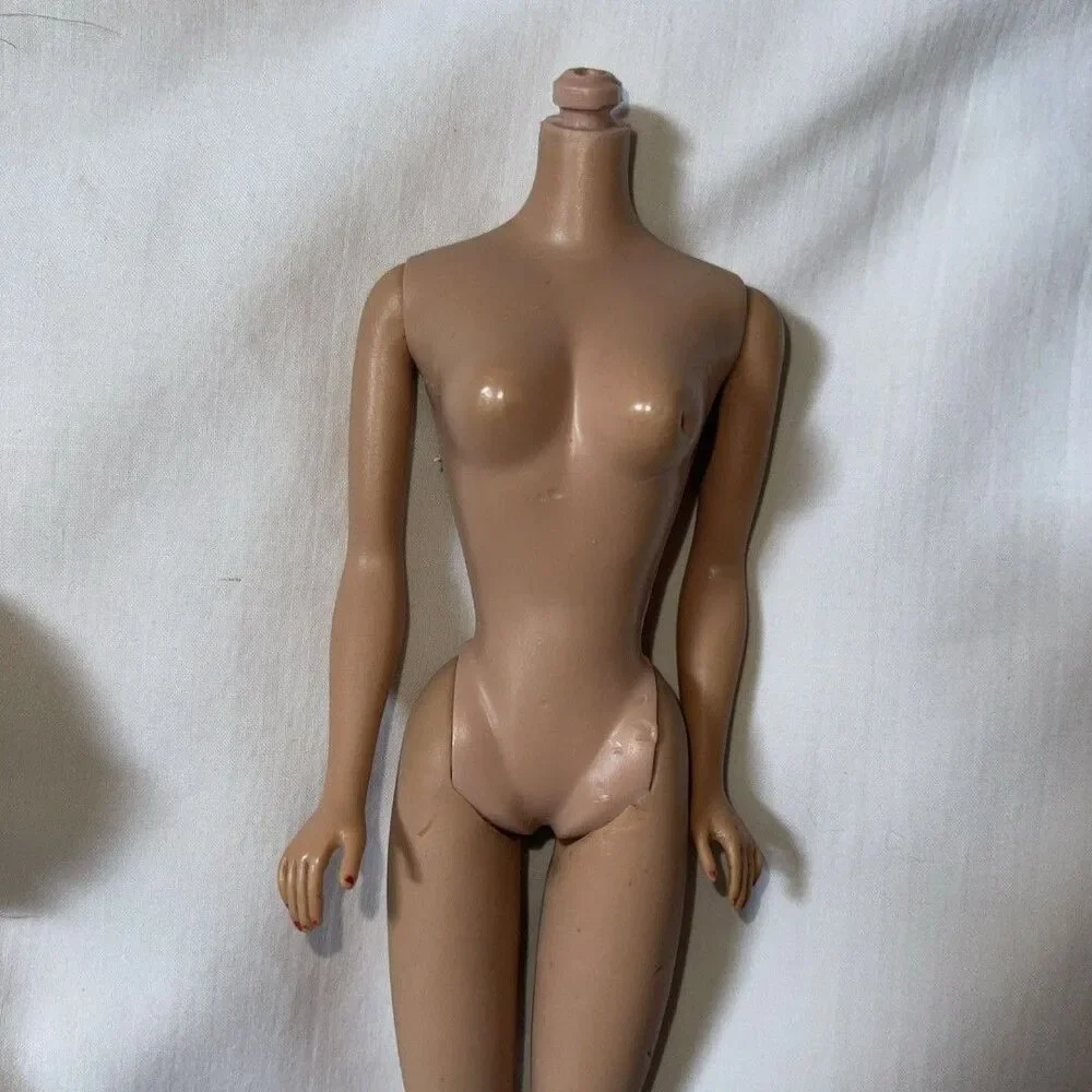 VTG Redhead Titian Early Bubblecut Barbie Only Body Small Knob Lucy Dot Sheath